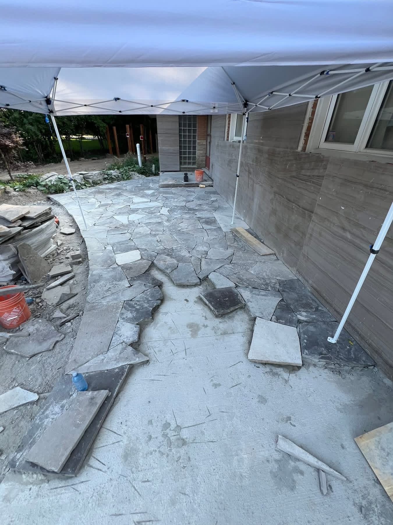 Flagstone Walkway